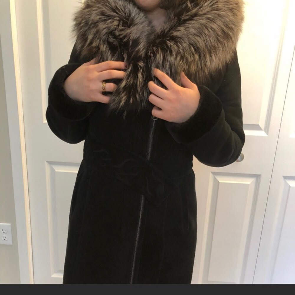Sheepskin coat